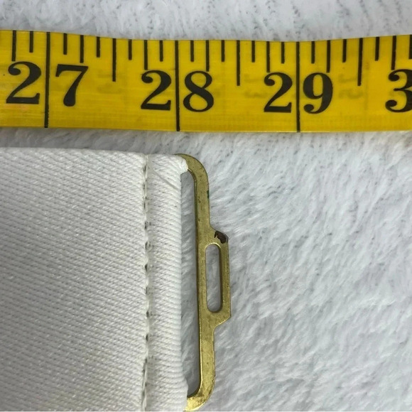 VTG Day-Lor Enamel White Stretch Belt - Picture 6 of 6